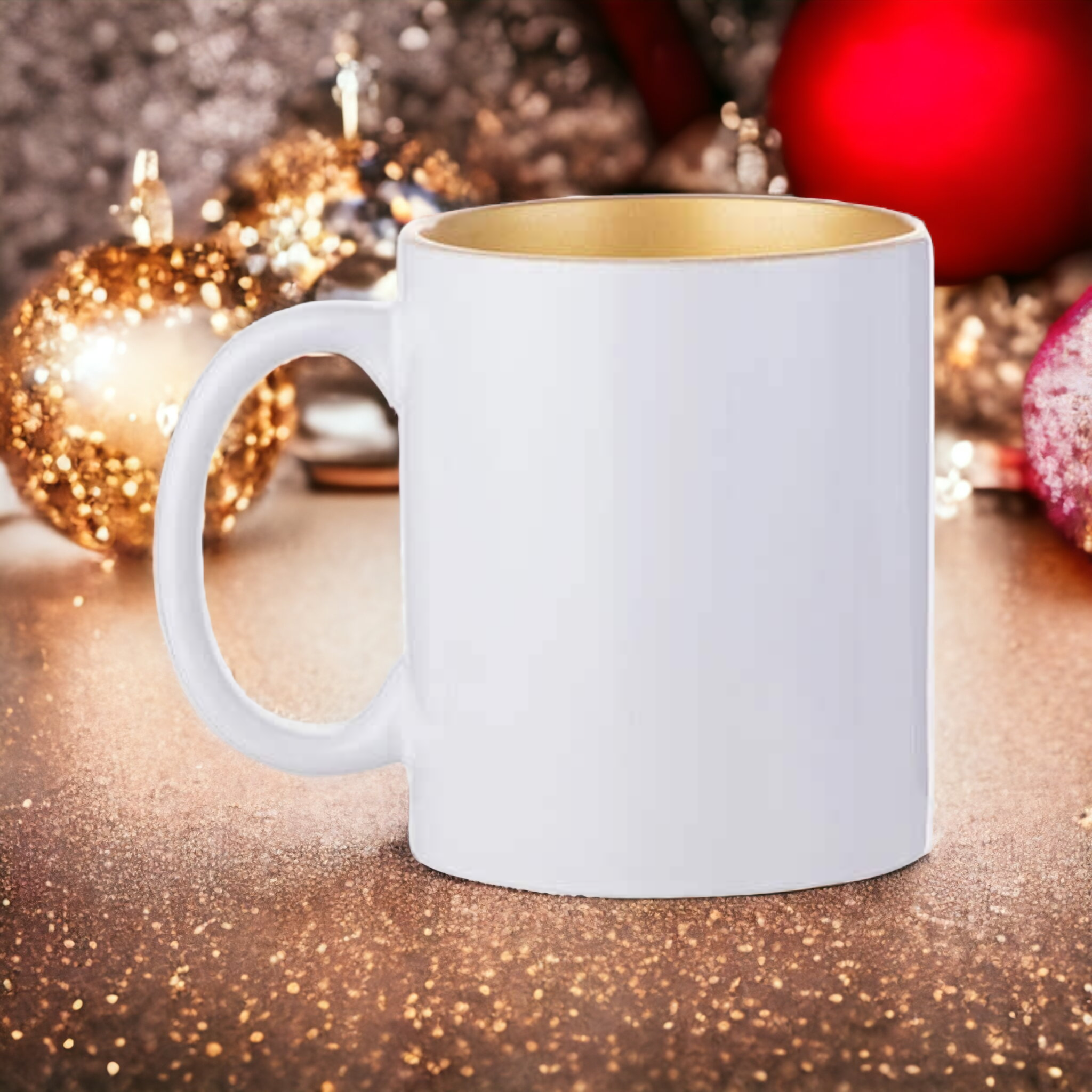 Coffret Mug XXL avec boisson et gourmandises Noël Scandinave - Wishupon