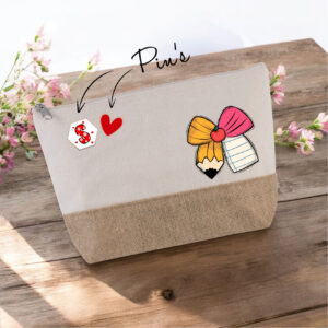 trousse jute noeud pins