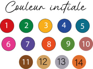 couleur initiale
