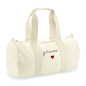 dos sac polochon je t'aime