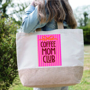 Sac " Coffee Mom Club"