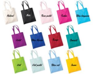 couleurs totebag