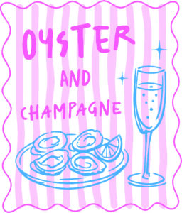 oyster and champagne