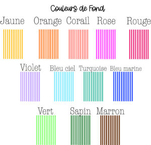 couleurs fond collection mini phrases