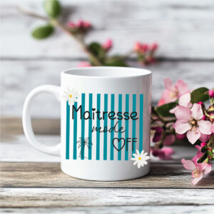 maitresse mode off mug turquoise